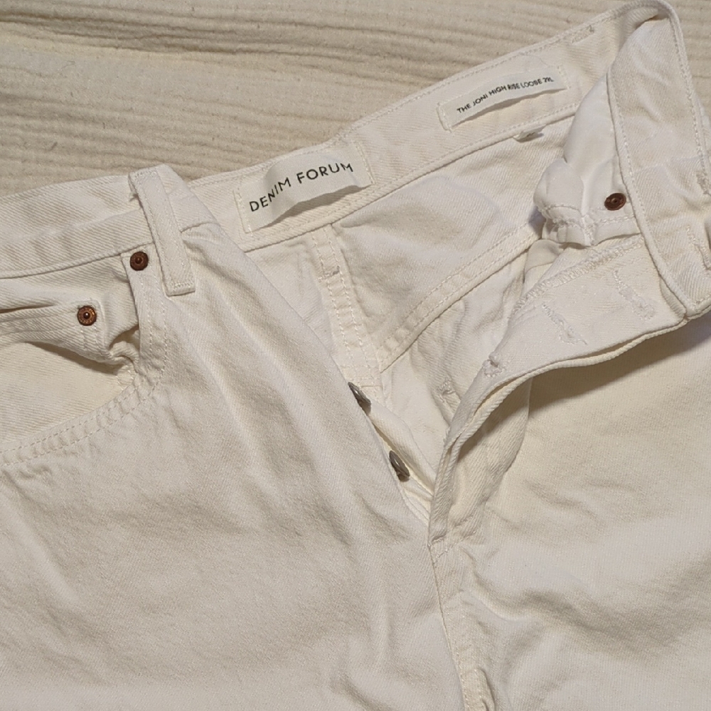 Denim Forum White Jeans